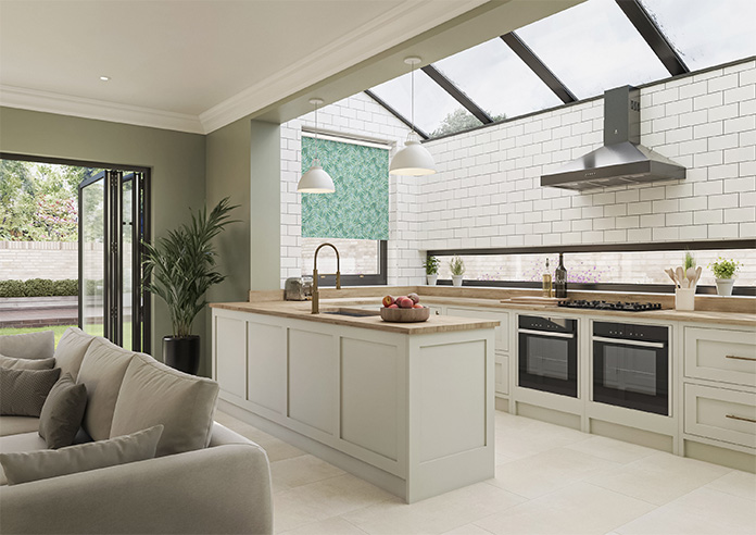 Goa, Pacific Green - Twist&Fit Roller Blind - Image 7